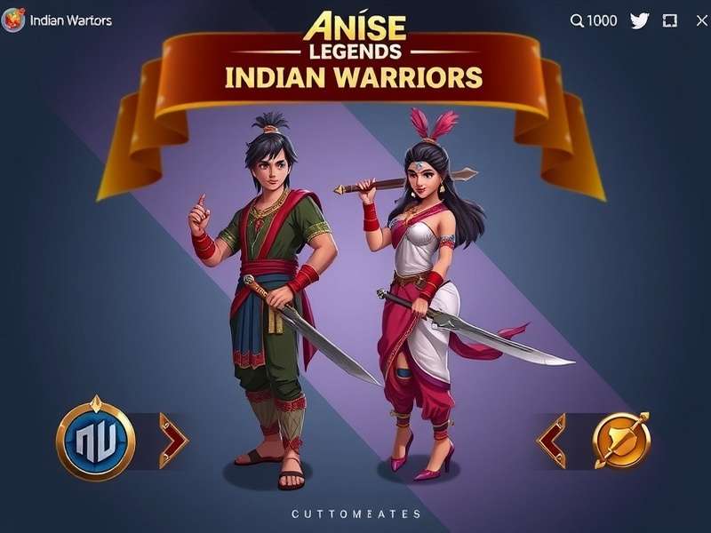 Anise Legends Indian Warriors character customization